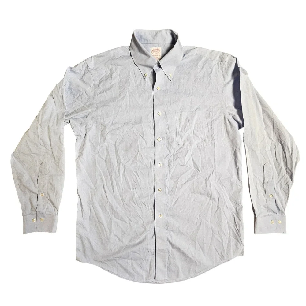 Brooks Brothers 346 Non-Iron Button Down Oxford Shirt 15.5-4/5 The Original Polo